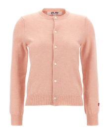 Comme des Garons Play x27small Heartx27 Cardigan italist ALWAYS LIKE A SALE at italist